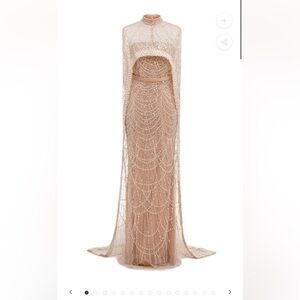 Elegant Beaded Evening Gown